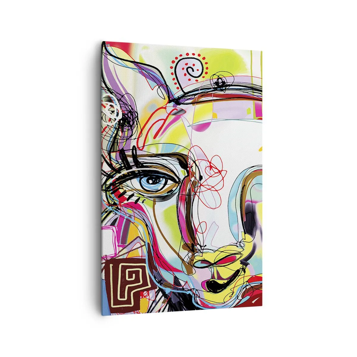 Tablou pe pânză - Bogăția naturii feline - 80x120 cm