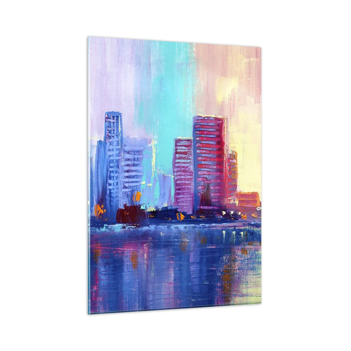 Tablou pe sticlă - Scăldate în culoare - 50x70 cm