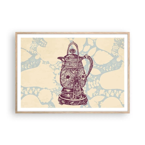 Poster în ramă de stejar deschis - Frumusețea vieții de zi cu zi - 100x70 cm