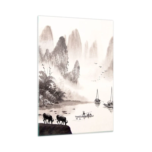 Tablou pe sticlă - Viața exotică de zi cu zi a Estului - 50x70 cm