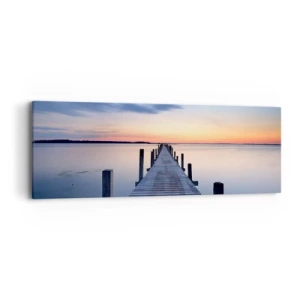 Tablou pe pânză - Calmul unui amurg senin - 90x30 cm
