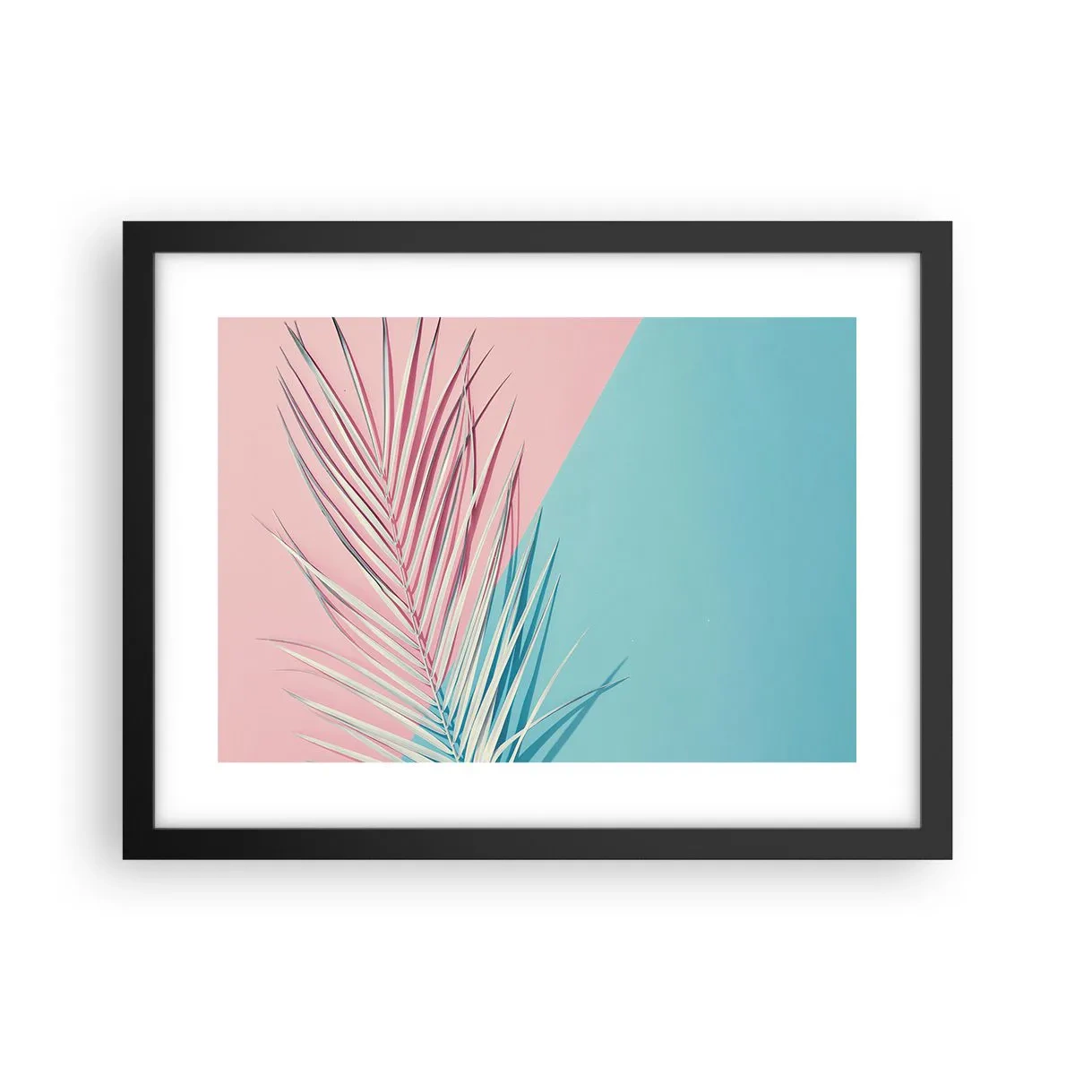 Poster în ramă neagră - Impresie tropicală - 40x30 cm