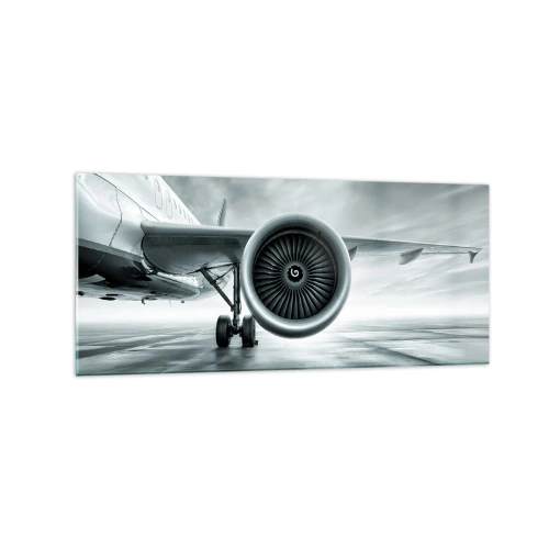 Tablou pe sticlă - Ce putere! - 120x50 cm