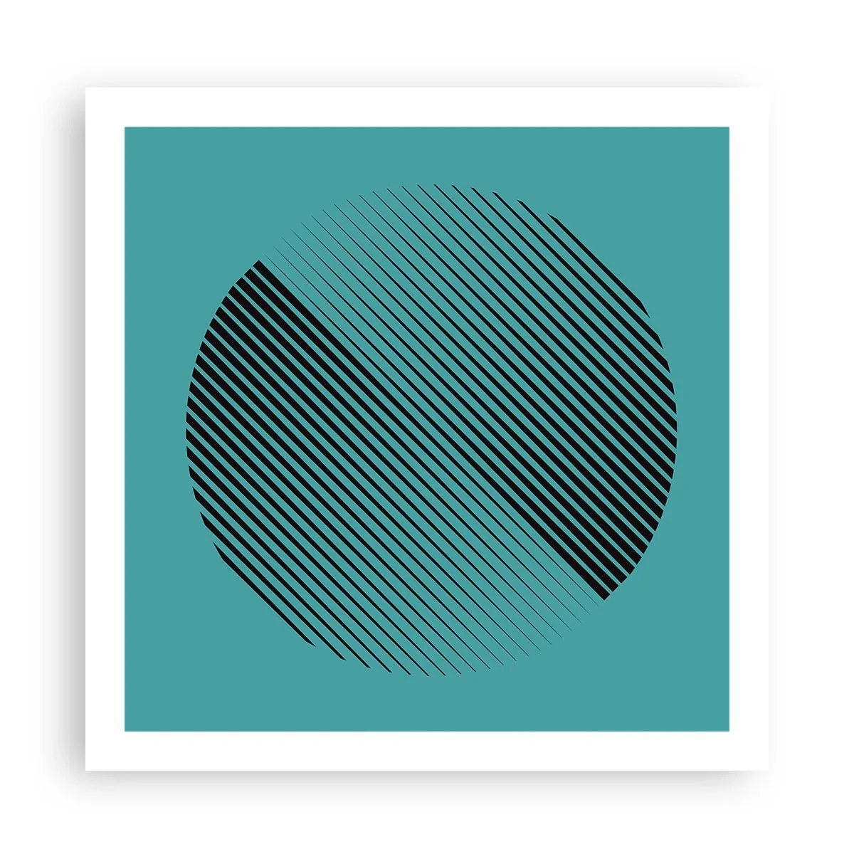 Poster - Cercul - o variație geometrică - 60x60 cm