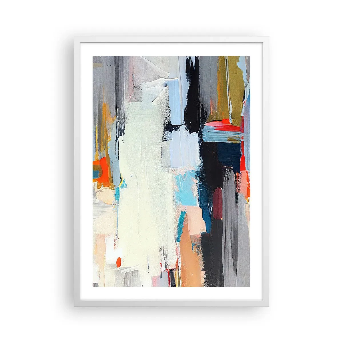 Poster în ramă albă - Există o metodă? - 50x70 cm