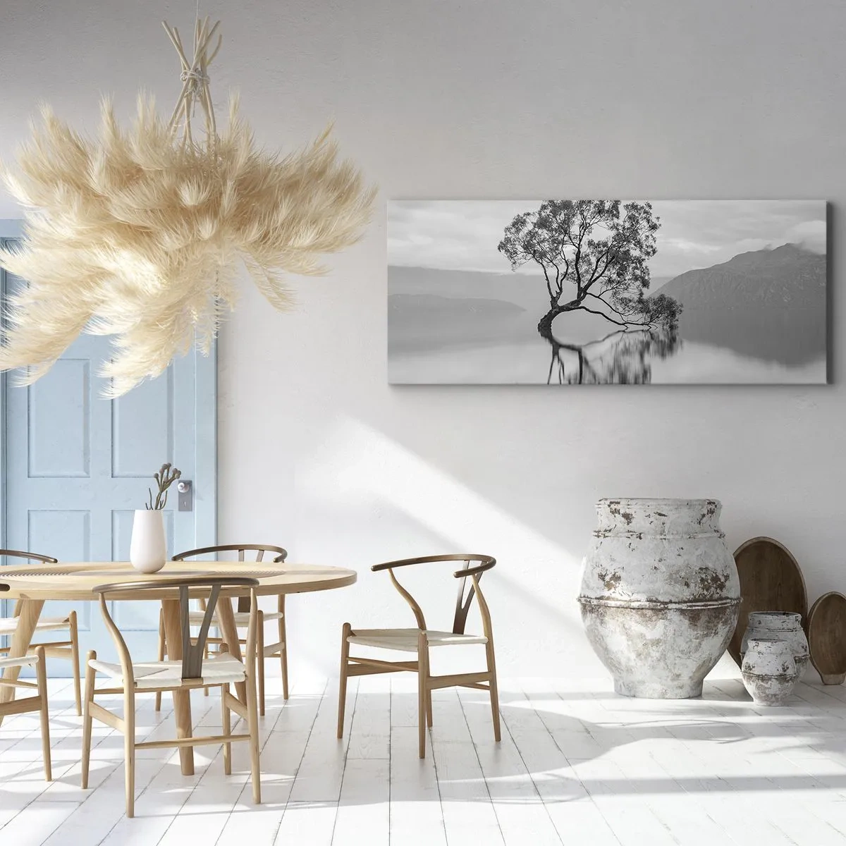 Tablou pe pânză - Există o țară - 100x40 cm