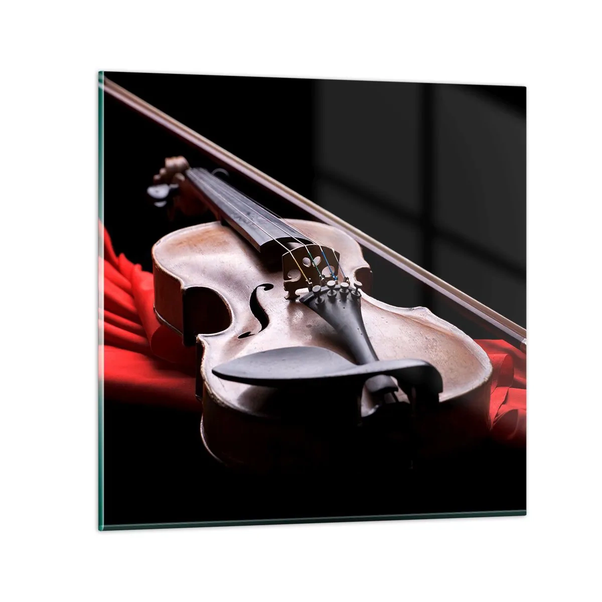 Tablou pe sticlă - Muzica sentimentelor - 70x70 cm