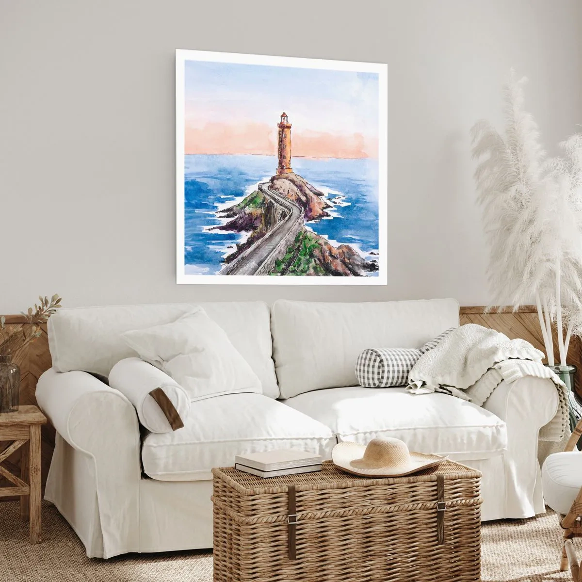 Poster - Cu fața la mare - 40x40 cm