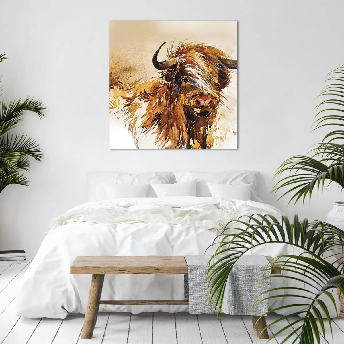 Tablou pe pânză - Mândria vânătorului - 60x60 cm