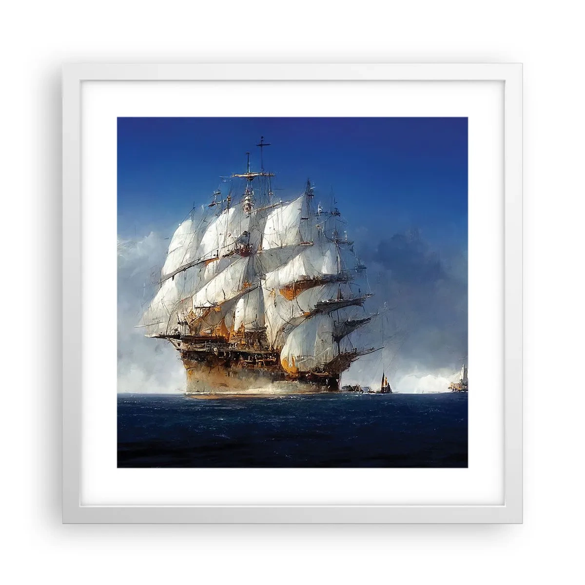 Poster în ramă albă - The great glory! - 40x40 cm