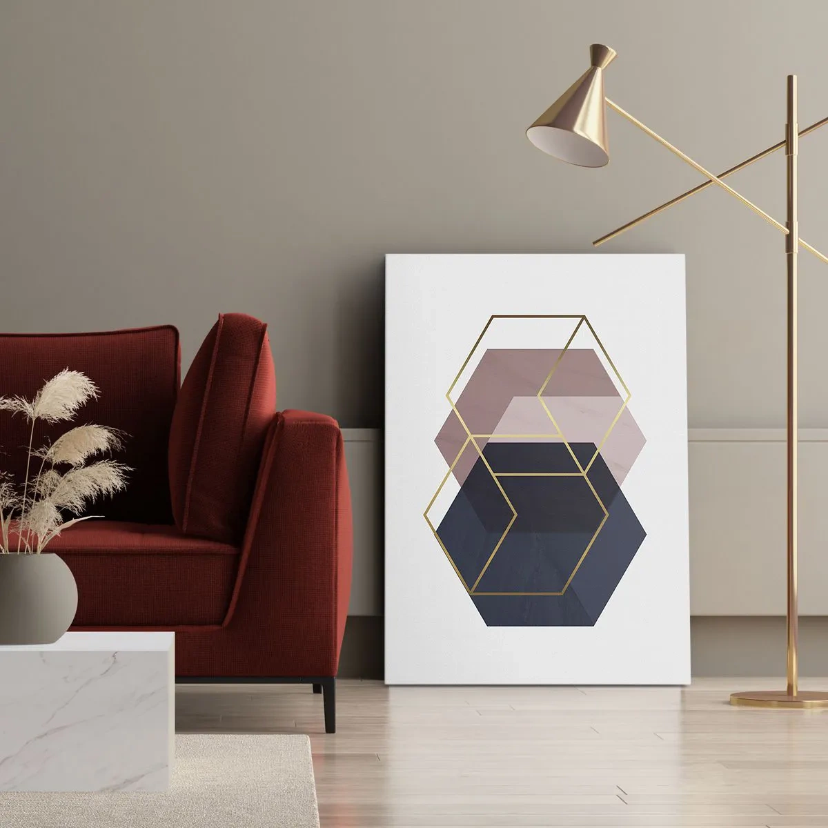 Tablou pe pânză - Puterea simplității - 55x100 cm