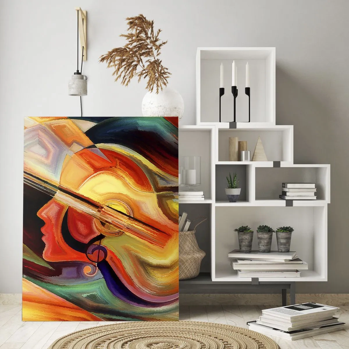 Tablou pe sticlă - Și totul merge bine - 50x70 cm