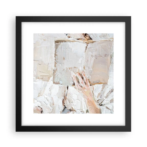 Poster în ramă neagră - Într-o altă lume - 30x30 cm