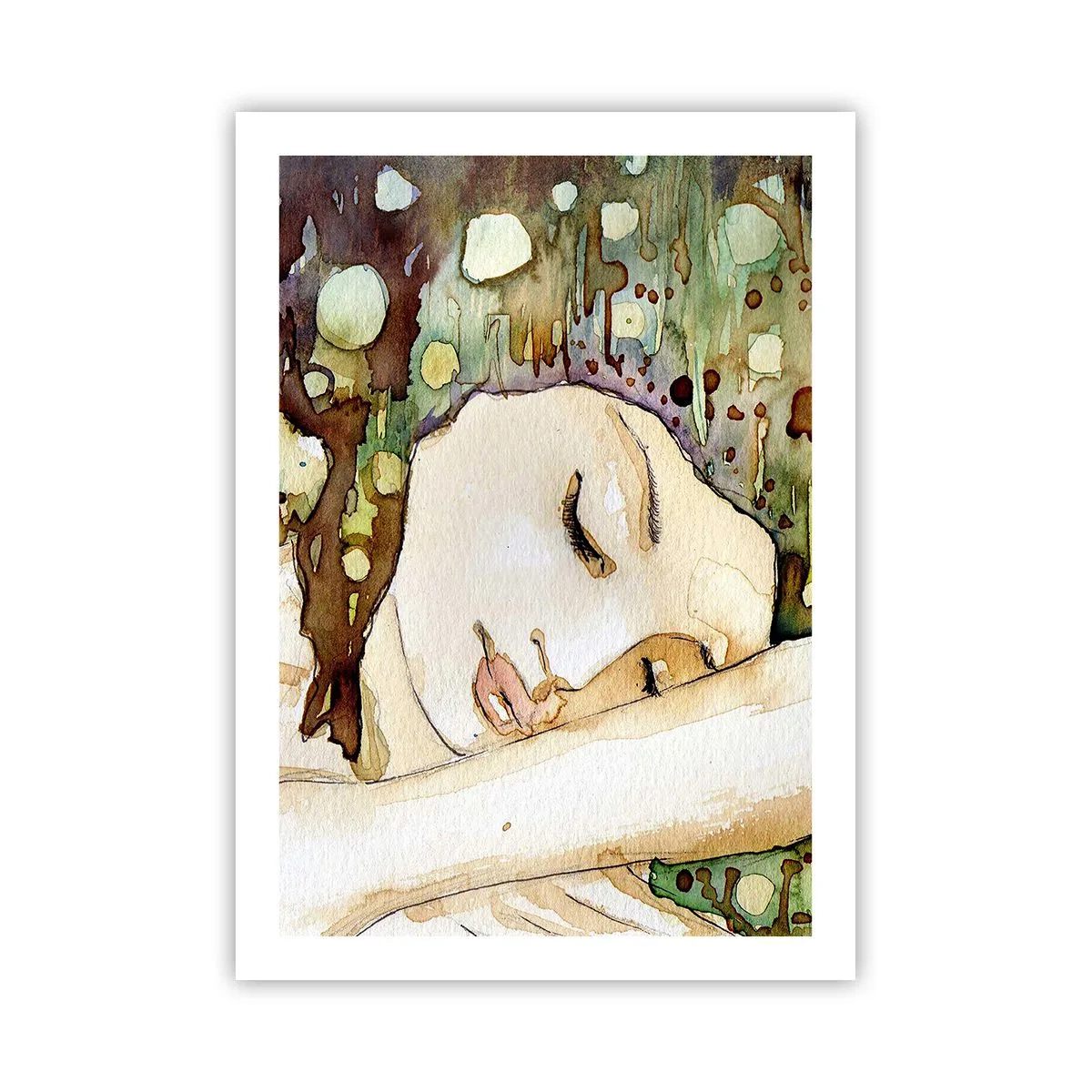 Poster - Visul violet smarald - 50x70 cm