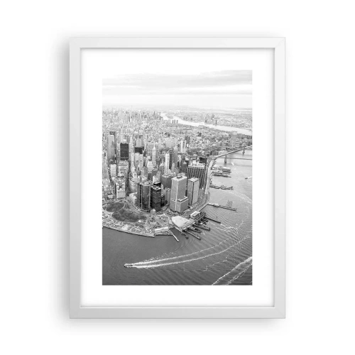 Poster în ramă albă - Cum să nu iubești? - 30x40 cm