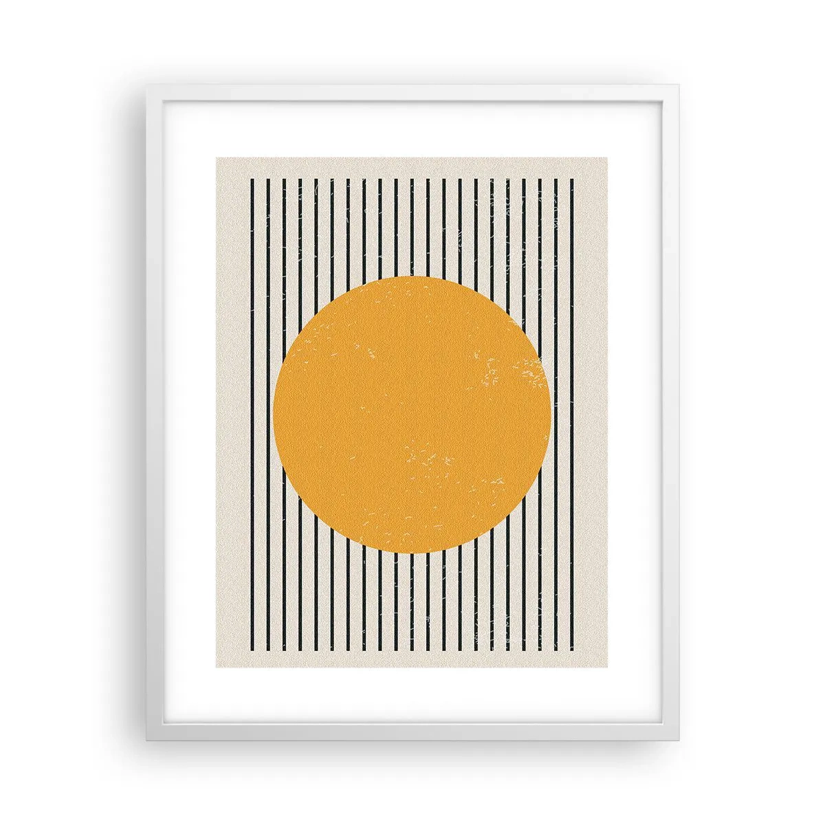 Poster în ramă albă - Puterea simplității - 40x50 cm