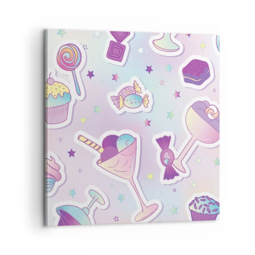 Tablou pe pânză - Să ai o zi de naștere în fiecare zi - 60x60 cm