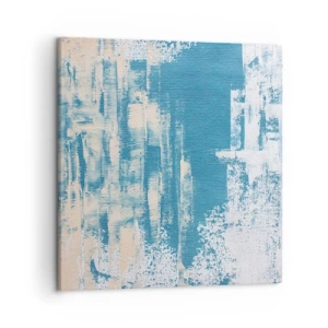 Tablou pe pânză - Prin ţurţur de gheață - 50x50 cm