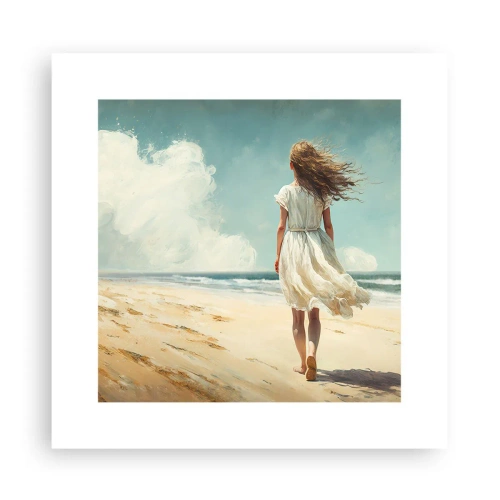 Poster - Vreau să întâlnesc soarele și vântul - 30x30 cm