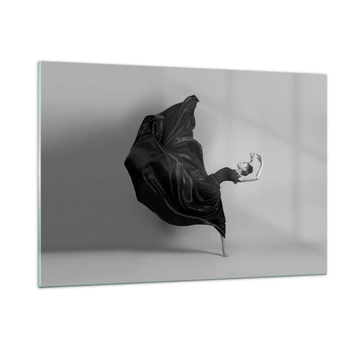 Tablou pe sticlă - Înaripată de muzică - 120x80 cm