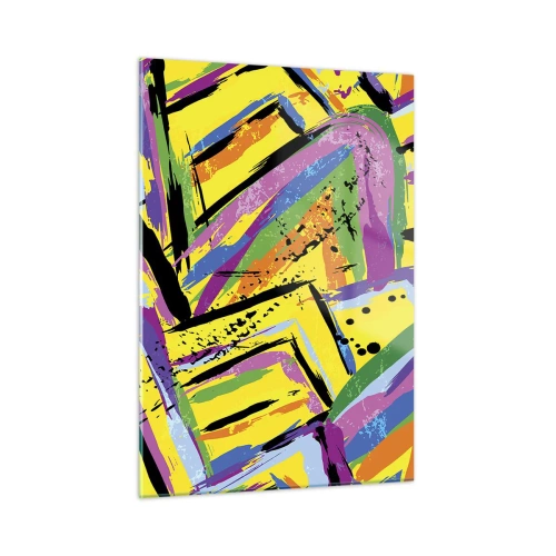 Tablou pe sticlă - Strigă de bucurie - 50x70 cm