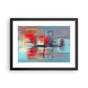Poster în ramă neagră - Peisaj dintr-o dimensiune necunoscută - 40x30 cm