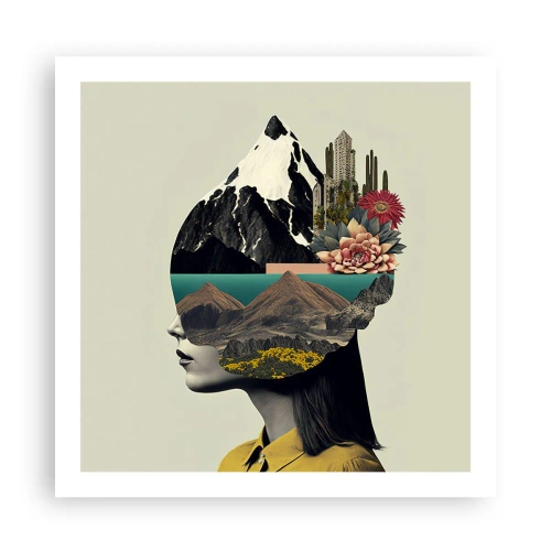 Poster - Femeia - întotdeauna un mister - 60x60 cm