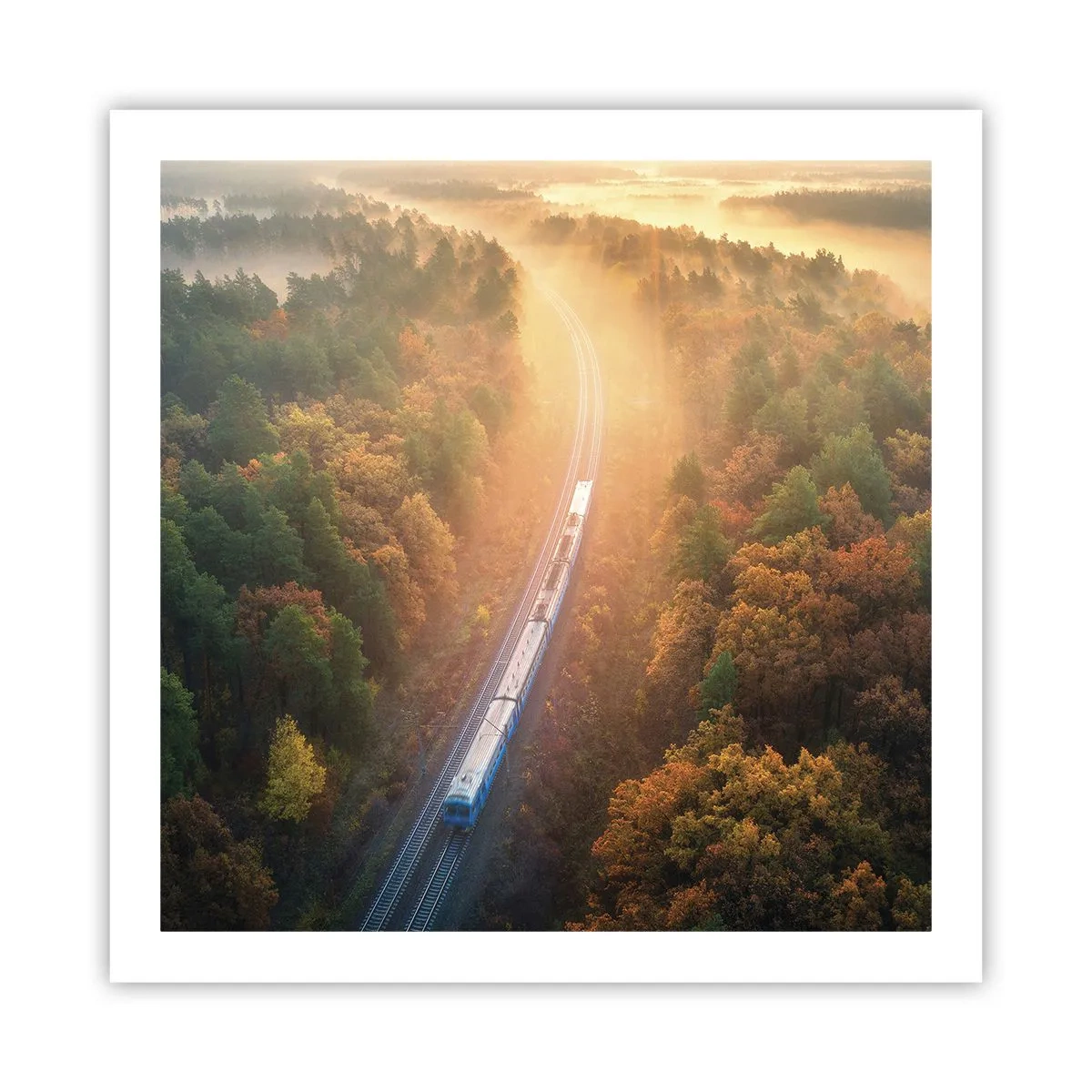 Poster - Călătorie de toamnă - 60x60 cm