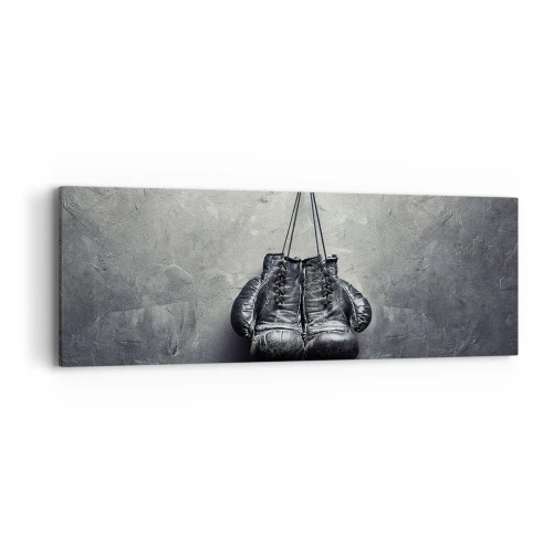 Tablou pe pânză - Timp de luptă și timp de pace - 90x30 cm