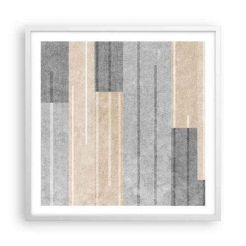 Poster în ramă albă - Compoziție: în poziție verticală - 60x60 cm