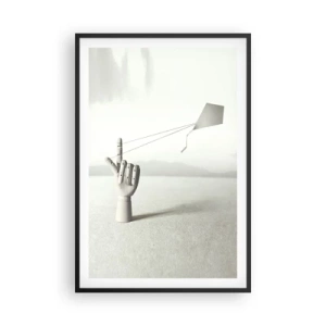 Poster în ramă neagră - Încercare de forță - 61x91 cm