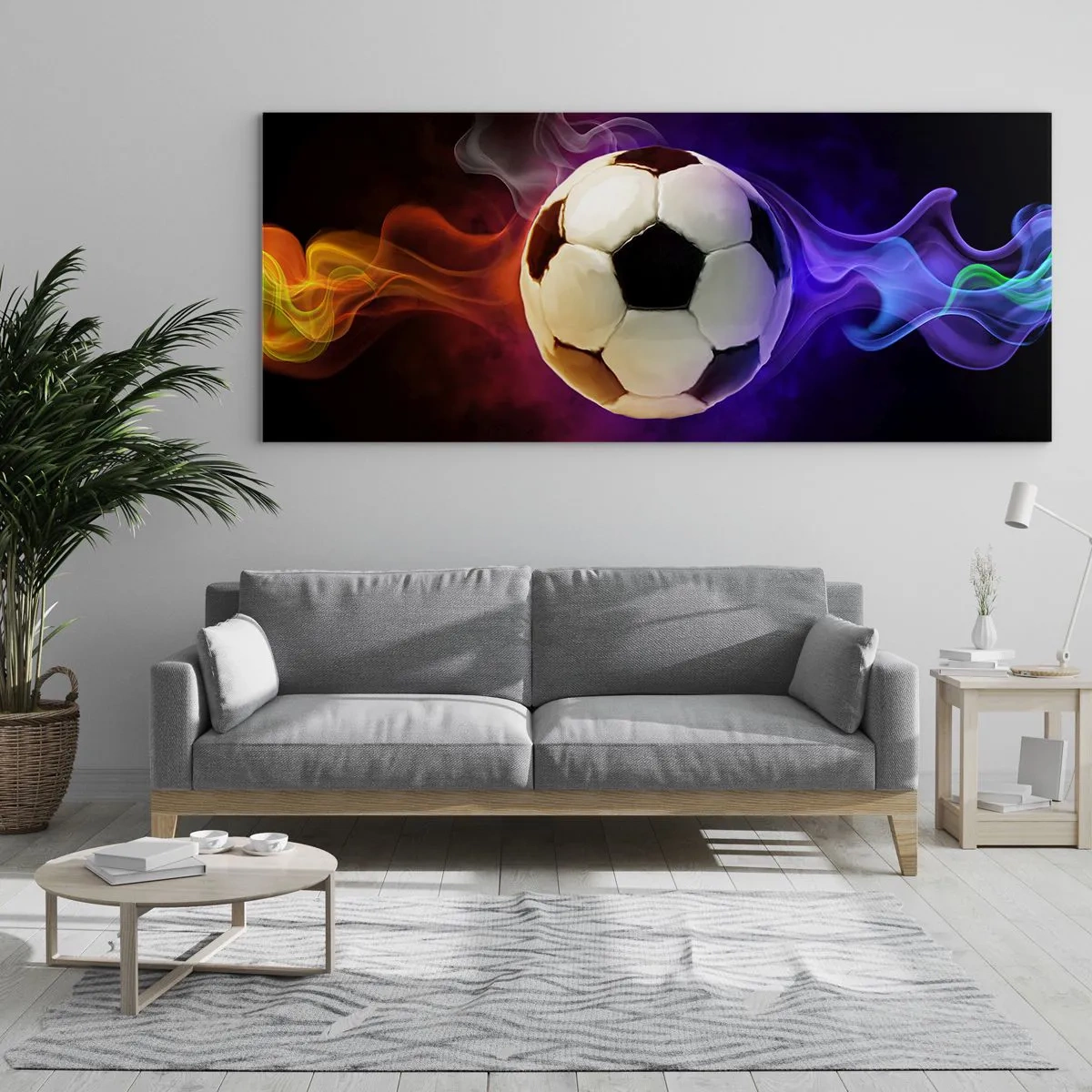 Tablou pe sticlă - Puterea magică a jocului - 160x50 cm
