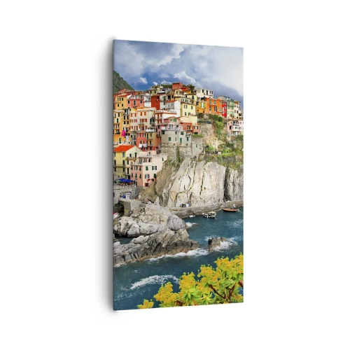 Tablou pe pânză - Îmbrățișați de stânci - 65x120 cm