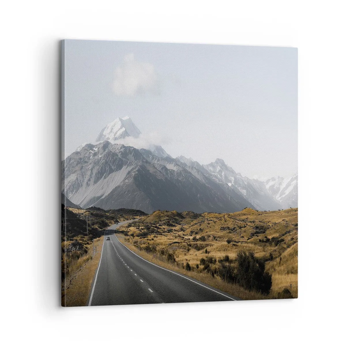 Tablou pe pânză - Drumul spre inima munților - 60x60 cm