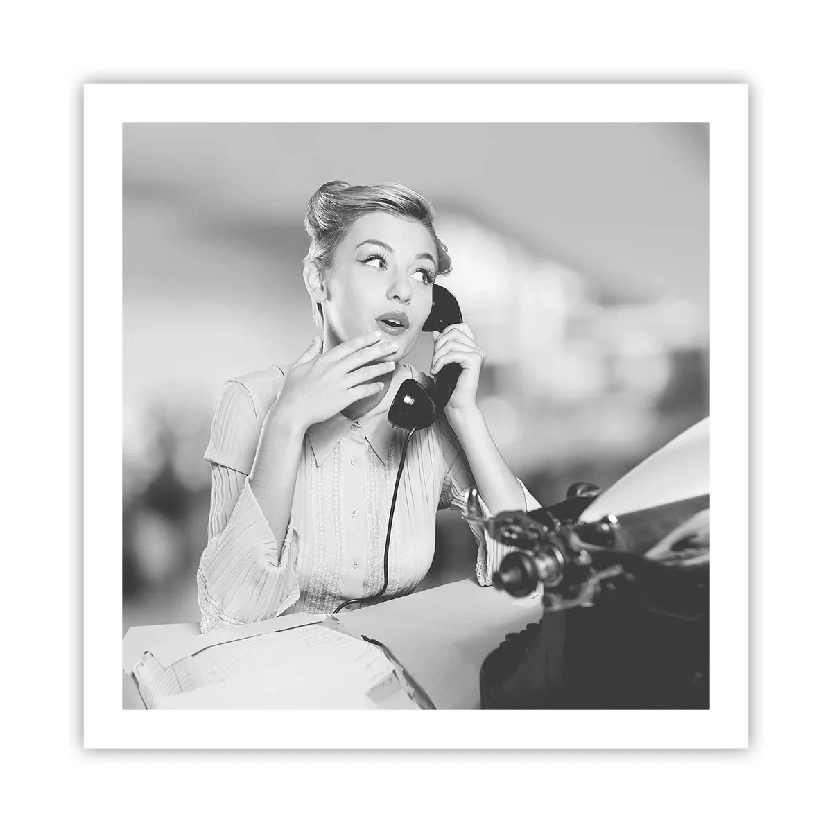 Poster - Bună ziua, suntem în anii '50. - 60x60 cm