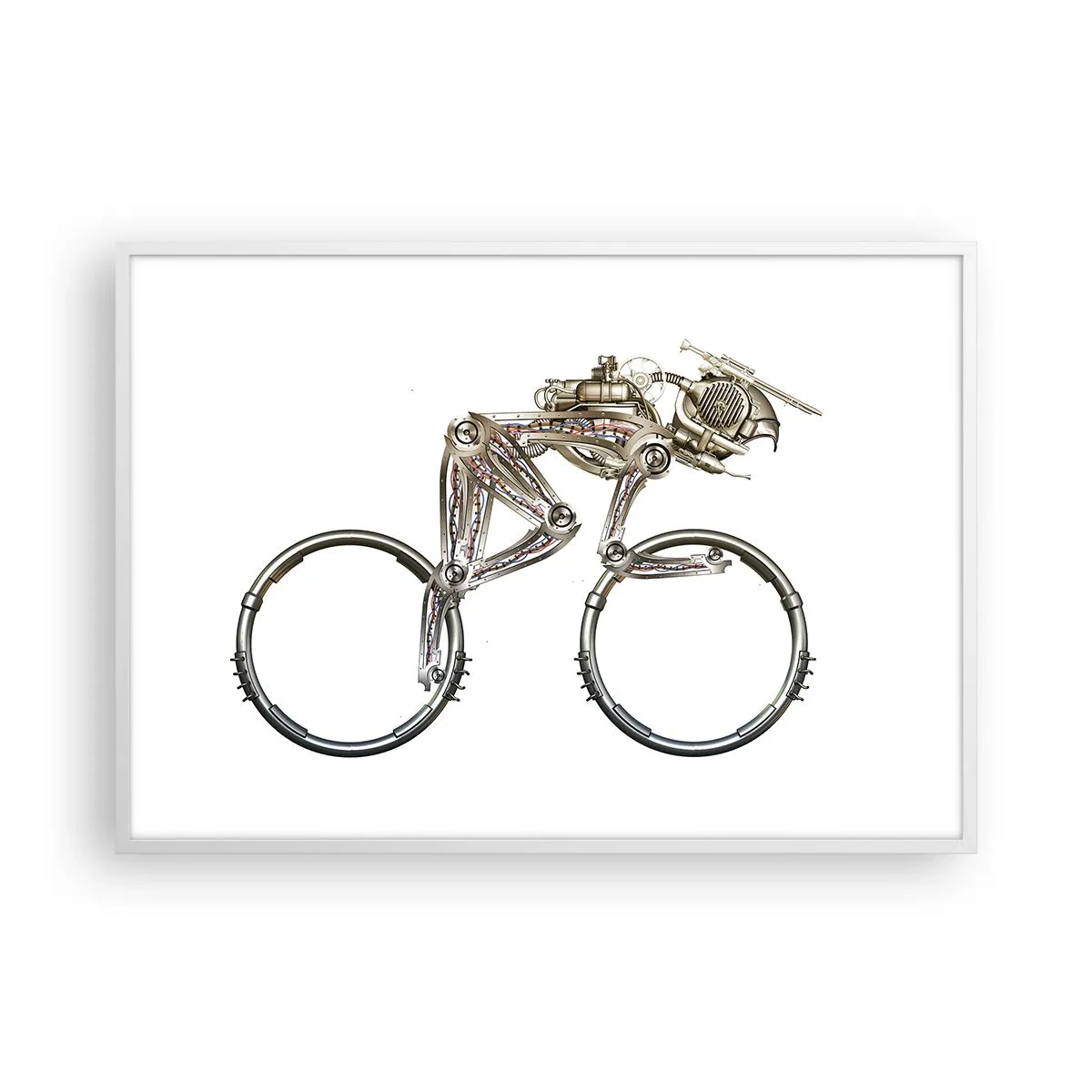 Poster în ramă albă - O mașină grozavă - 100x70 cm