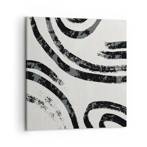 Tablou pe pânză - Pe jumătate oprit - 50x50 cm