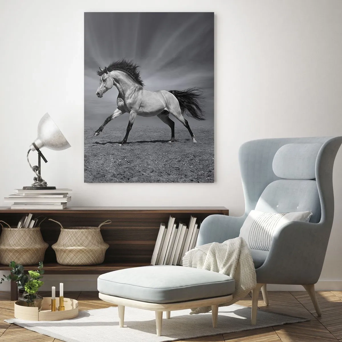 Tablou pe sticlă - Născut pentru a încânta - 80x120 cm