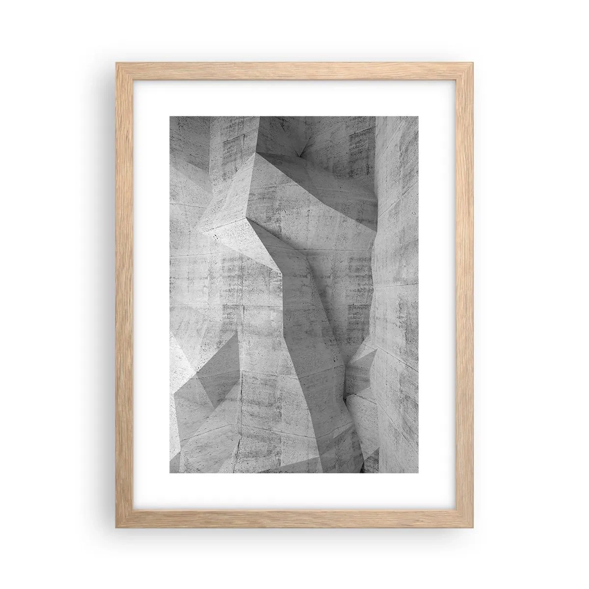 Poster în ramă de stejar deschis - O adevărată provocare - 30x40 cm