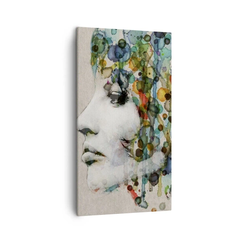 Tablou pe pânză - A ieșit din cenușiu - 45x80 cm