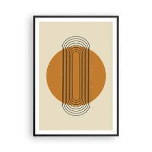 Poster în ramă neagră - Planul perfect - 70x100 cm