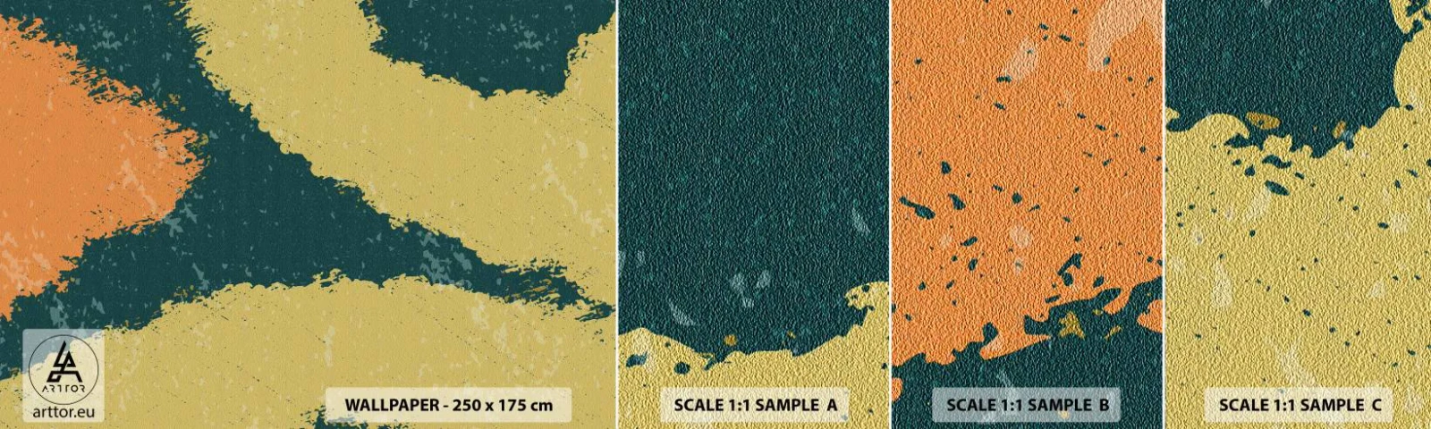 Mostră de Tapet Standard Eco - Abstracție - în slow motion - Abstracția, Bucată, În vârstă - 100x30 cm