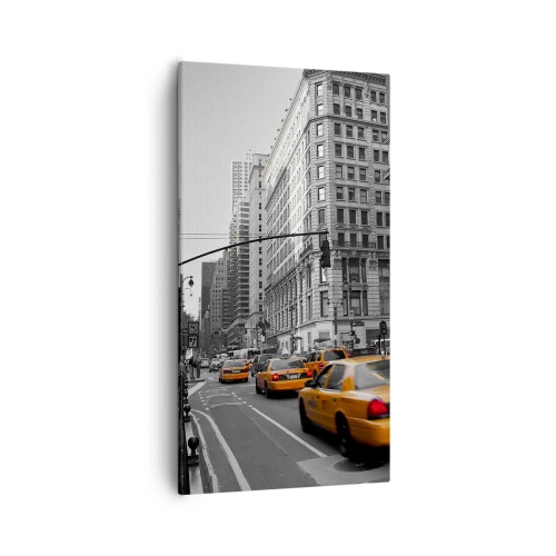 Tablou pe pânză - Soarele marelui oraș - 55x100 cm