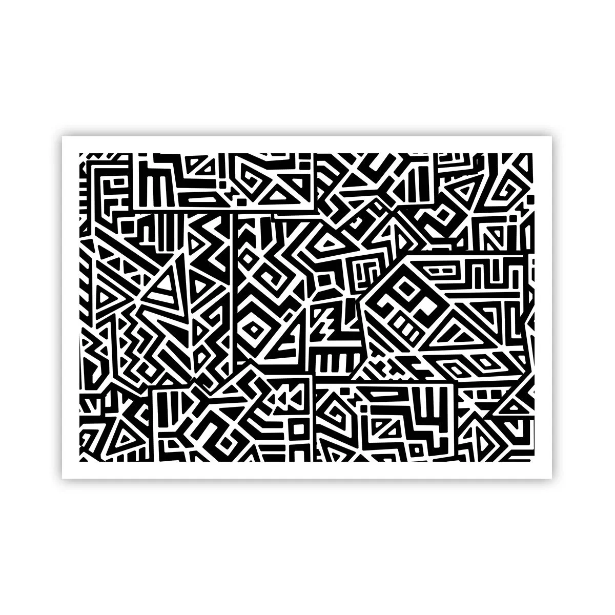 Poster - Compoziție precolumbiană - 100x70 cm