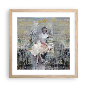 Poster în ramă de stejar deschis - Clasică și modernă - 40x40 cm