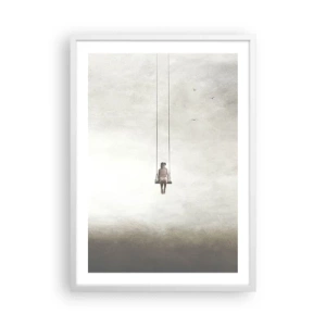 Poster în ramă albă - Copilul din noi - 50x70 cm