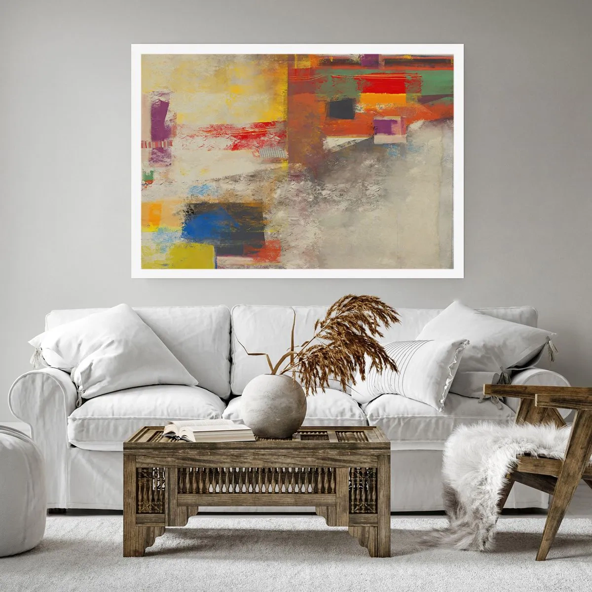 Poster - Geometria culorilor - 50x40 cm