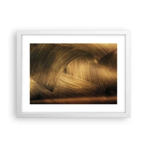 Poster în ramă albă - Într-un labirint de aur - 40x30 cm