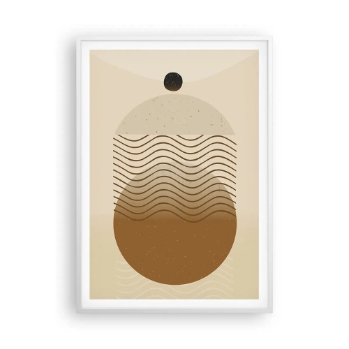 Poster în ramă albă - Despre originea figurilor geometrice - 70x100 cm