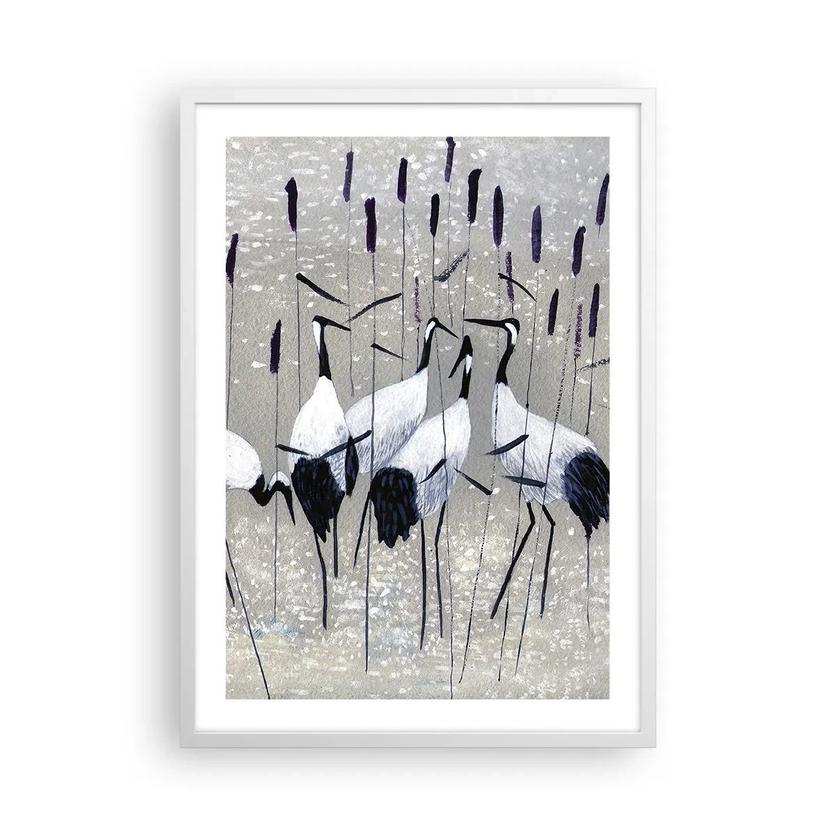 Poster în ramă albă - Printre ai tăi - 50x70 cm